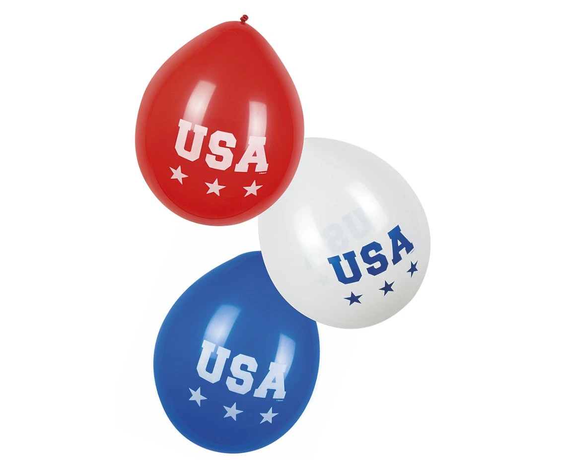 Balony USA, 25 cm, 6 szt.