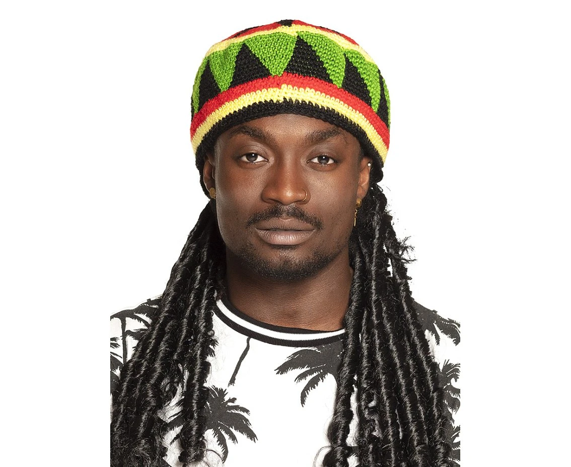 Czapka Rasta z dredami