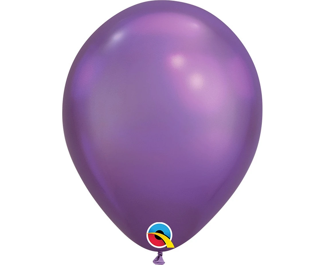 Balony Anagram 7", QL chrom fioletowe, 100szt. KK