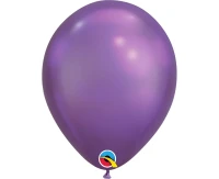 Balony Anagram 7", QL chrom fioletowe, 100szt. KK