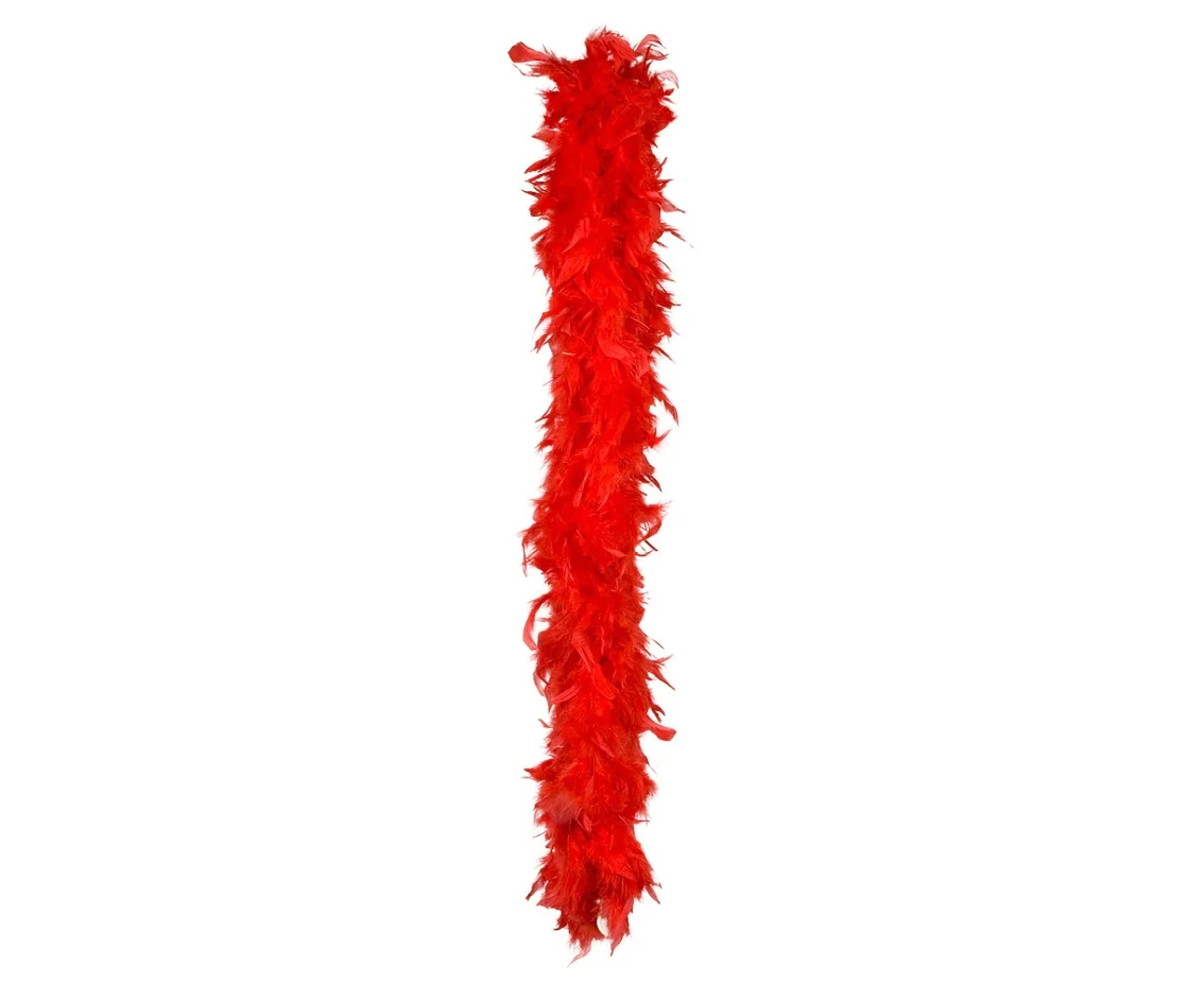 Boa czerwone 180 cm, 50g.