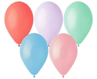 Balony Gemar 10", pastel mix macaron, 100szt.