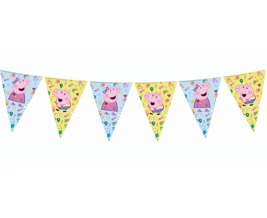 Banner Peppa Pig, 9 flag, 230 cm KK