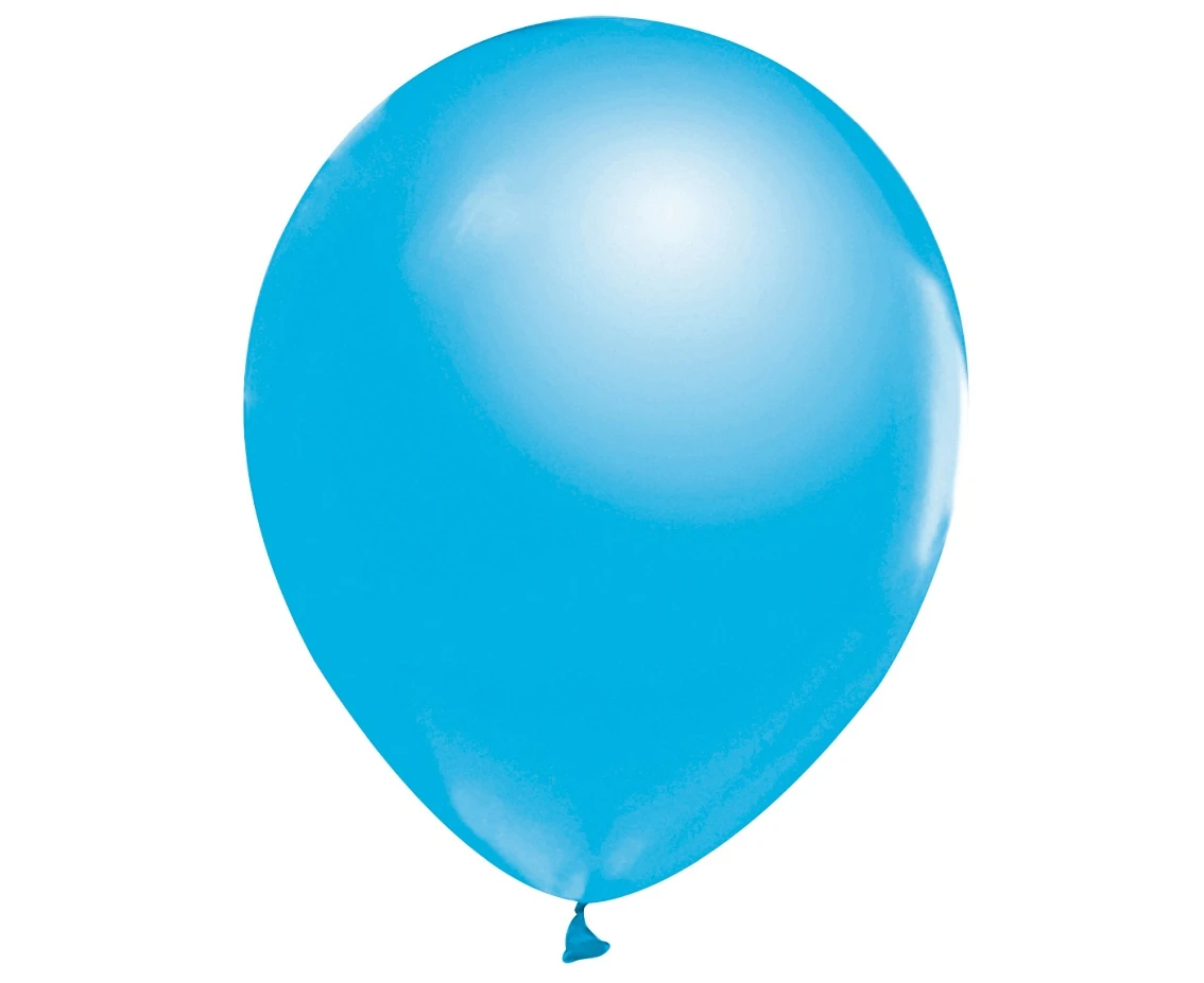 Balony B&C 12", metalik jasnoniebieskie, 50szt.