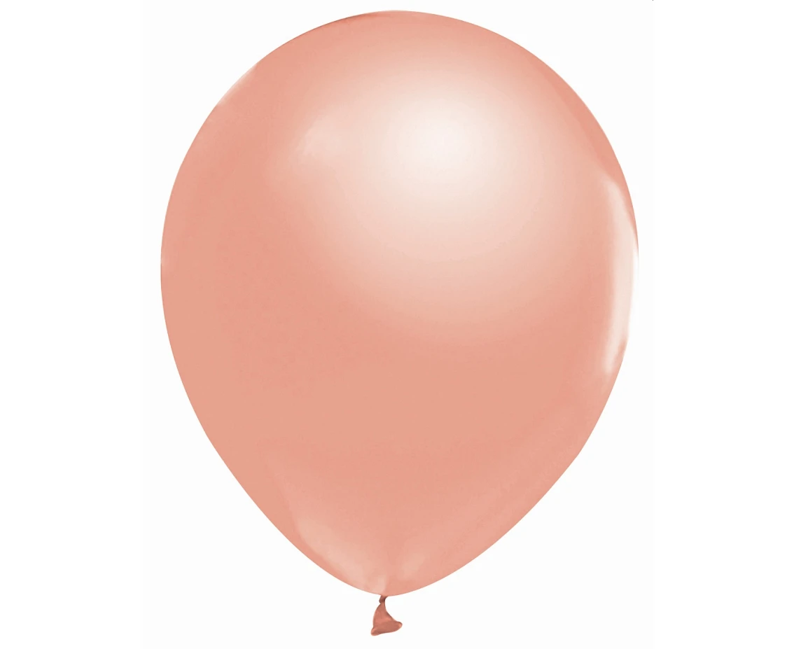 Balony B&C 12", metalik różowo-złote, 50szt.