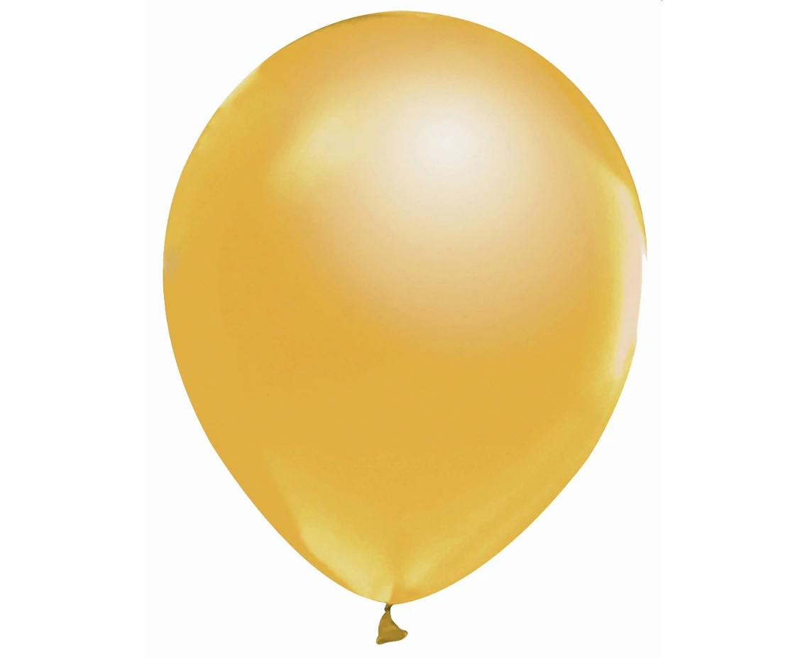 Balony B&C 12", metalik jasnozłote, 50szt.