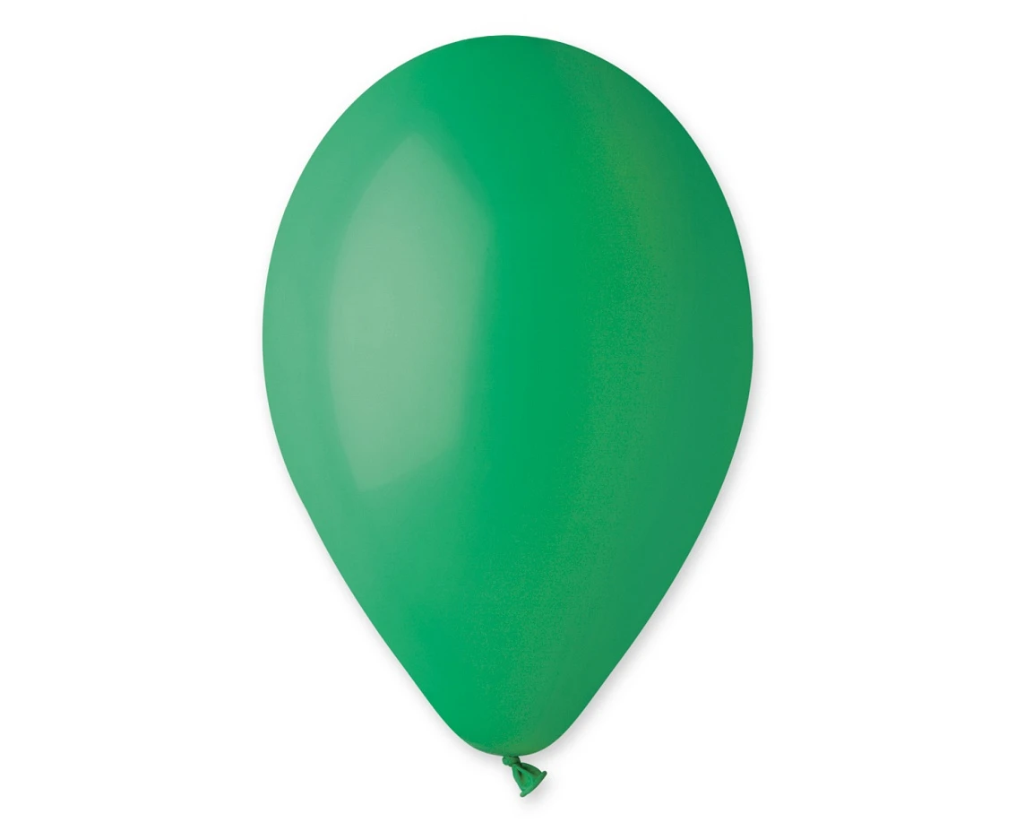 Balony Gemar 12", pastel ciemnozielone, 100szt.