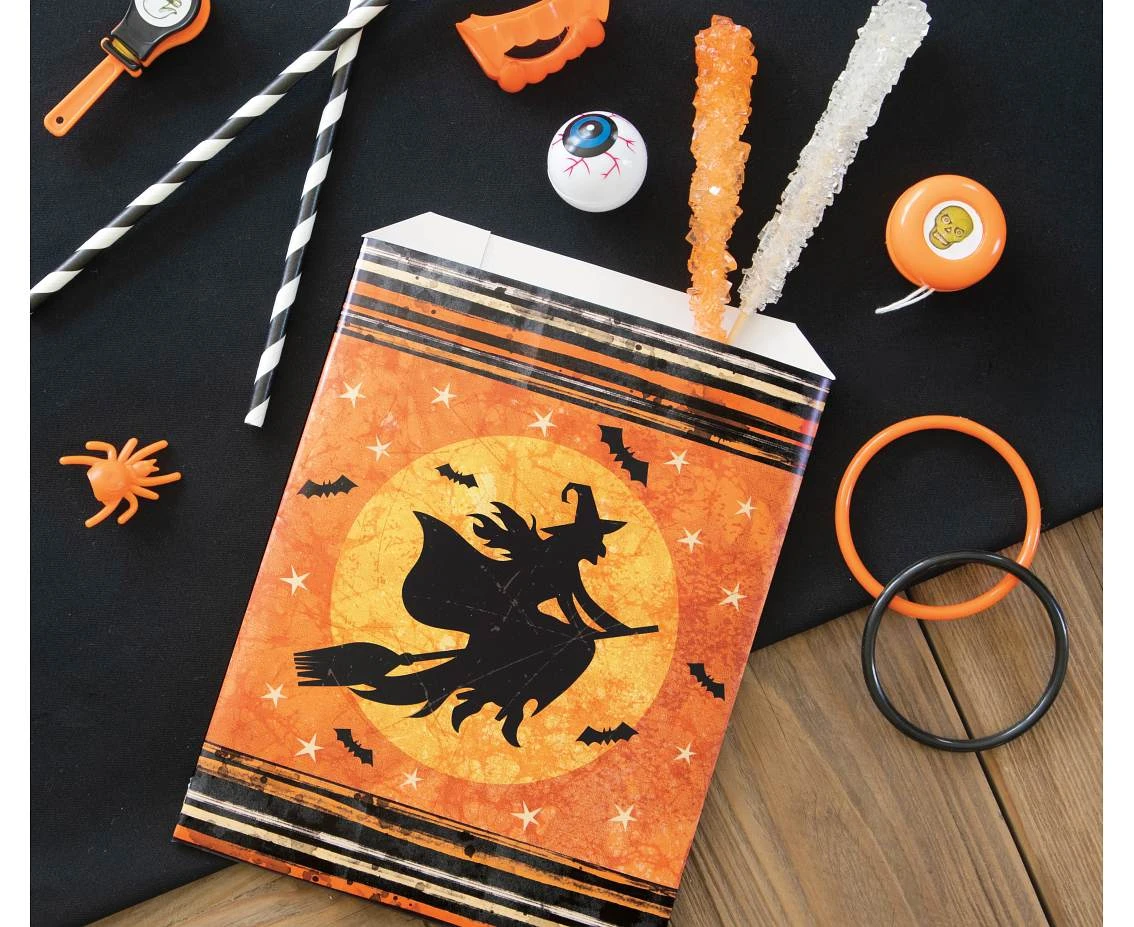 Torebki na cukierki Pełnia Księżyca - Halloween, 8 szt.