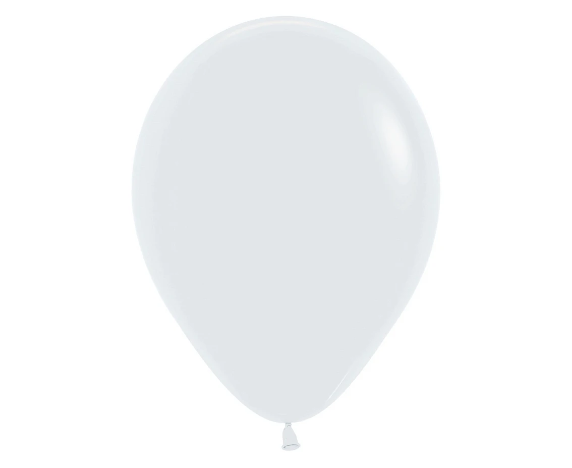 Balony Sempertex 12", (white) Białe, 50 szt.