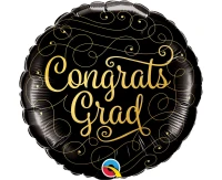 Balon foliowy 18 cali QL RND Congrats Grad KK