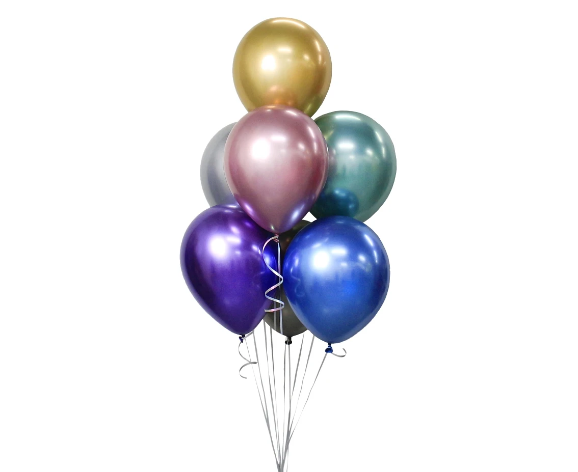 Balony B&C 12", platyna mix, 7szt.