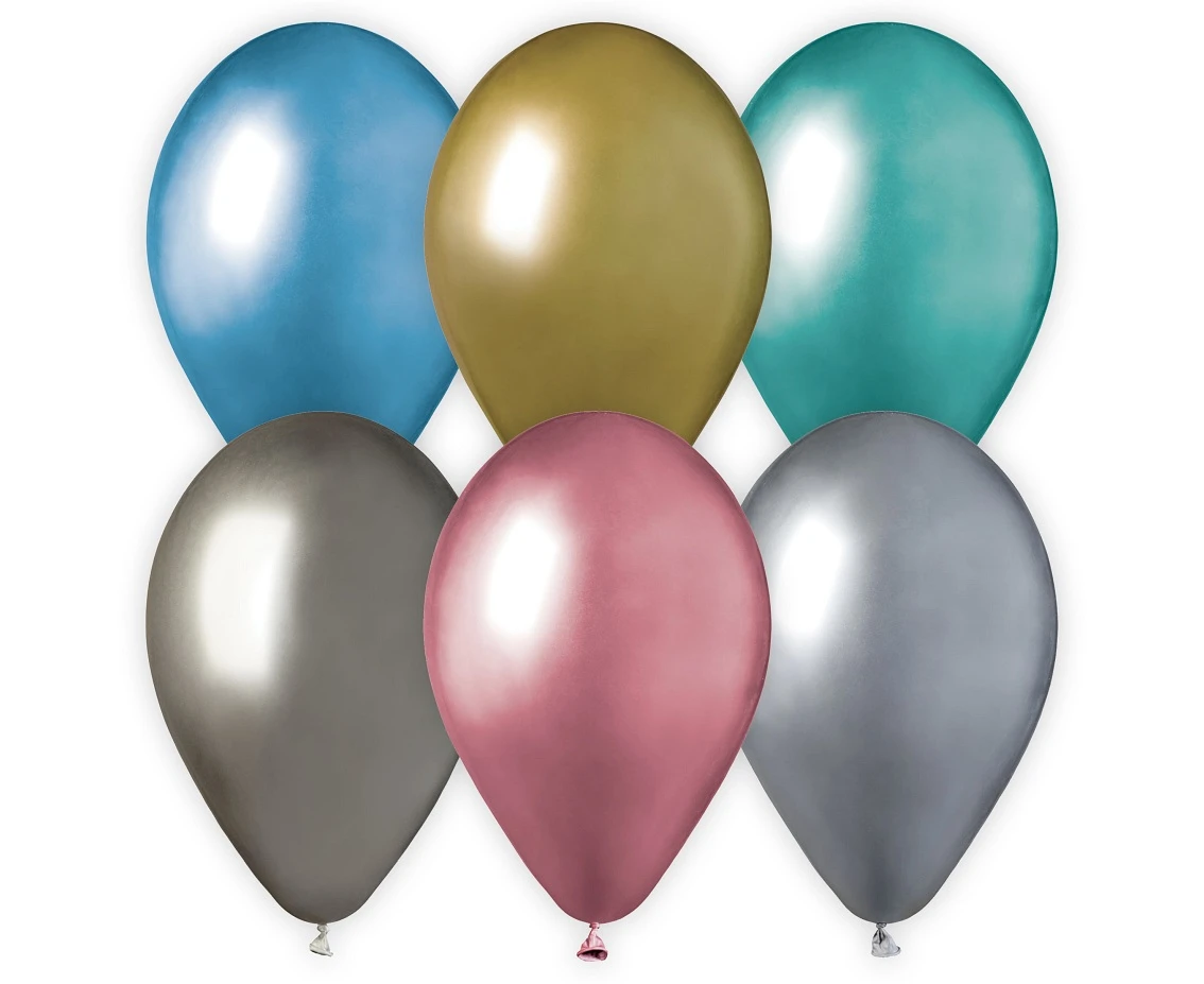 Balony Gemar 13", shiny mix kolorów, 50szt.