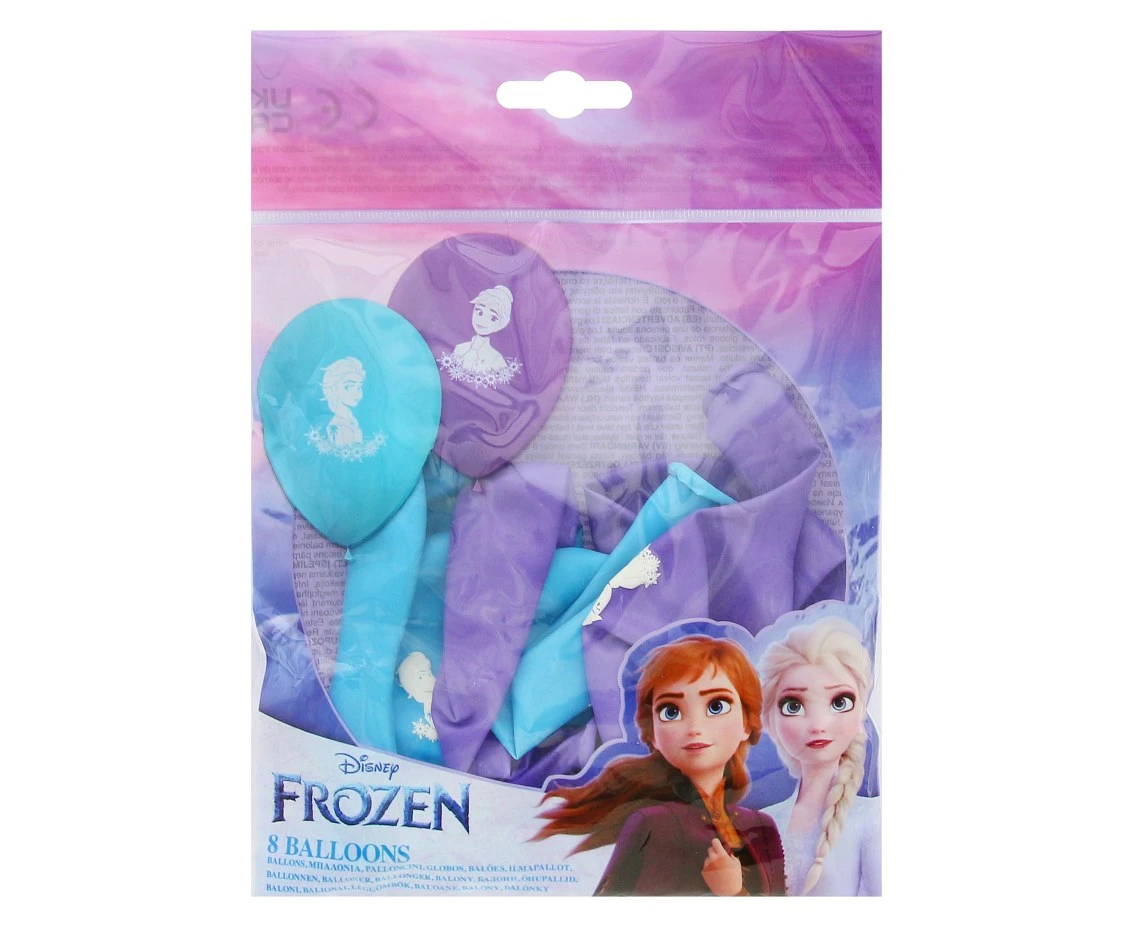 Balony 11 cali z nadr. Frozen 2, 8 szt.