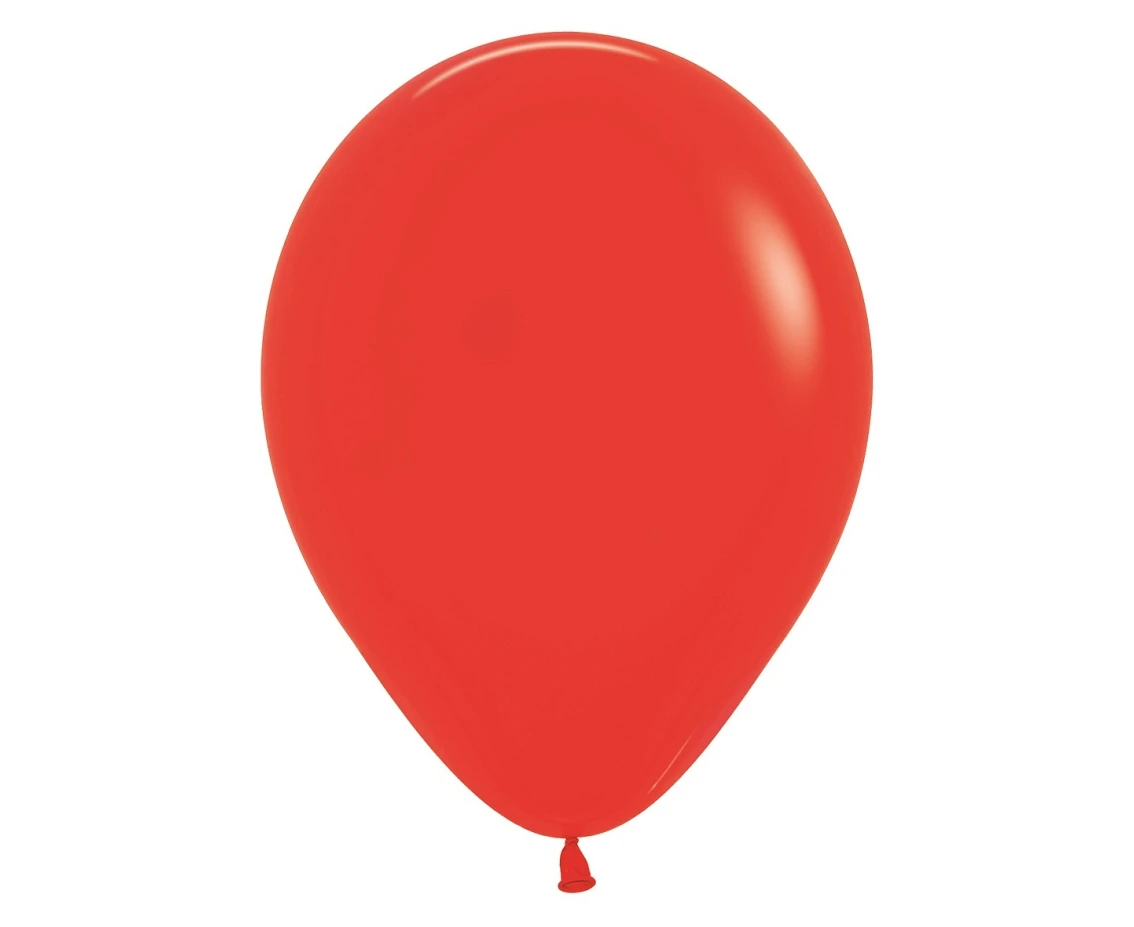 Balony Sempertex 12", (red) Czerwone, 50 szt.
