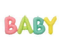 Balon foliowy napis BABY, 85x29 cm KK