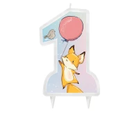 Świeczka urodzinowa Kolekcja Happy Birthday - Lisek KK