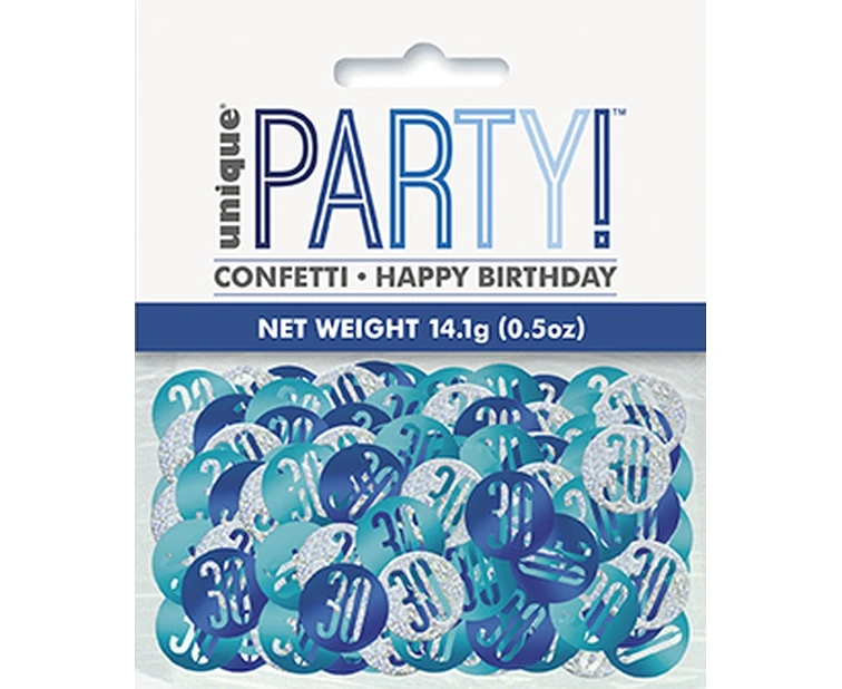Konfetti Glitz 30, niebiesko-srebrny miks, 14,1 g