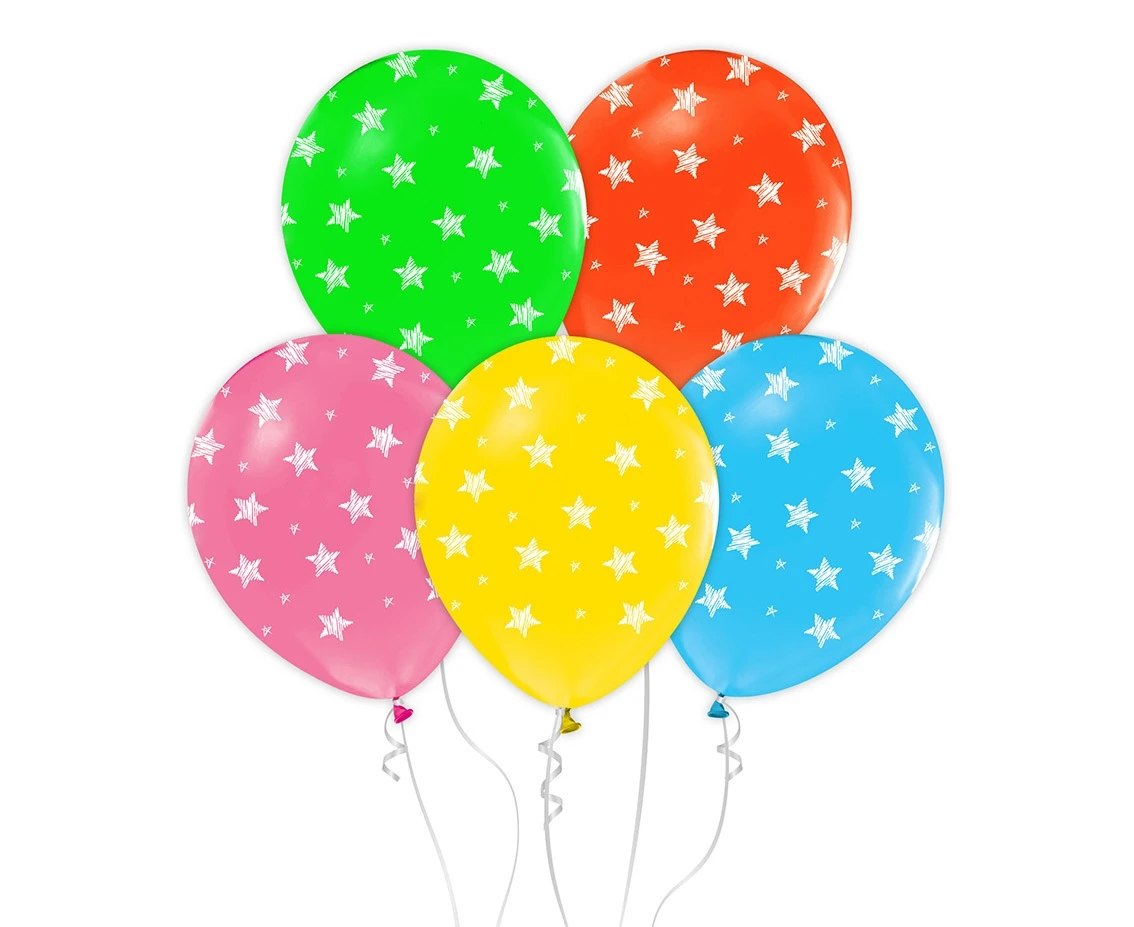 Balony Gwiazdki, 12 cali/5 szt.