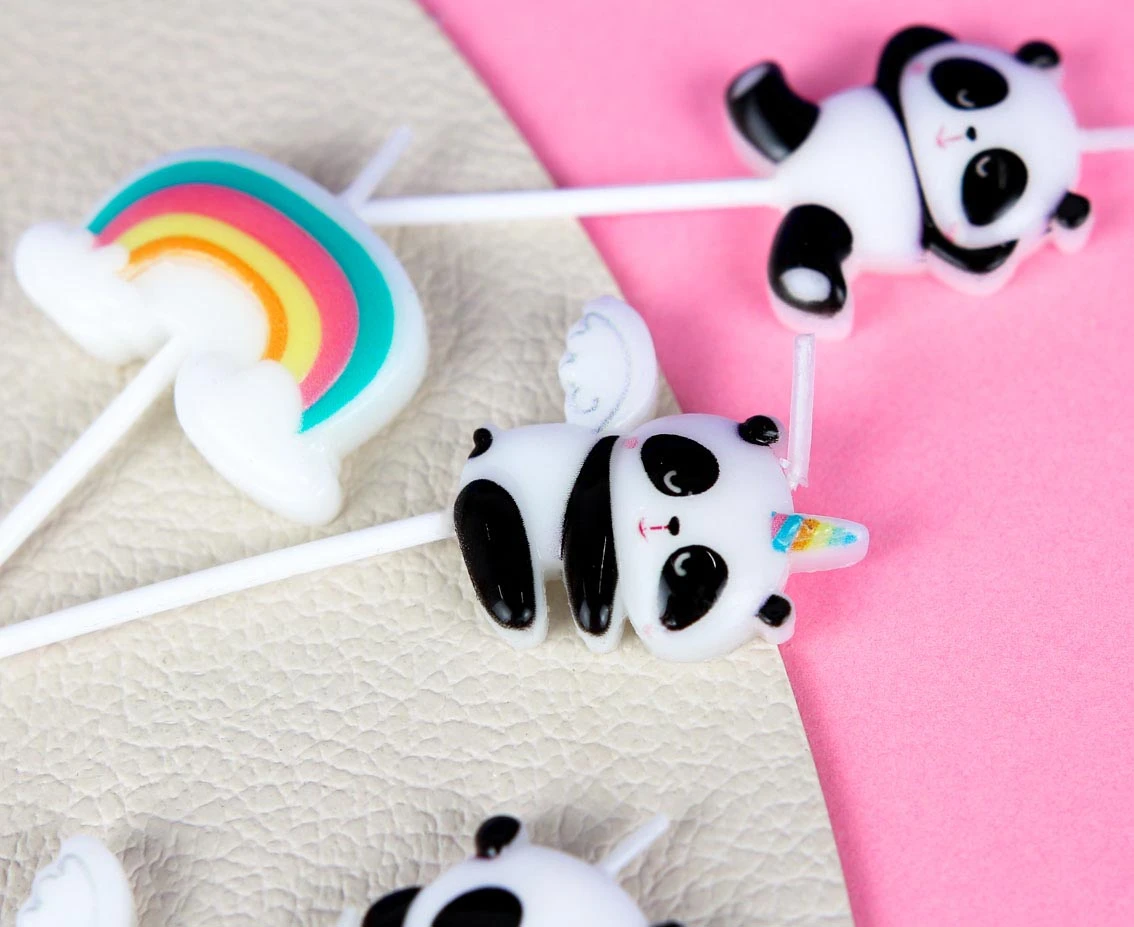 Świeczki pikery Panda, 5 szt. KK