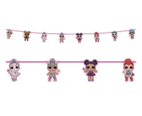 Banner papierowy  LOL Glitterati, figurki, 160 cm KK