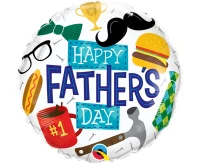 Balon foliowy 18 cali QL RND Happy Father''s day KK