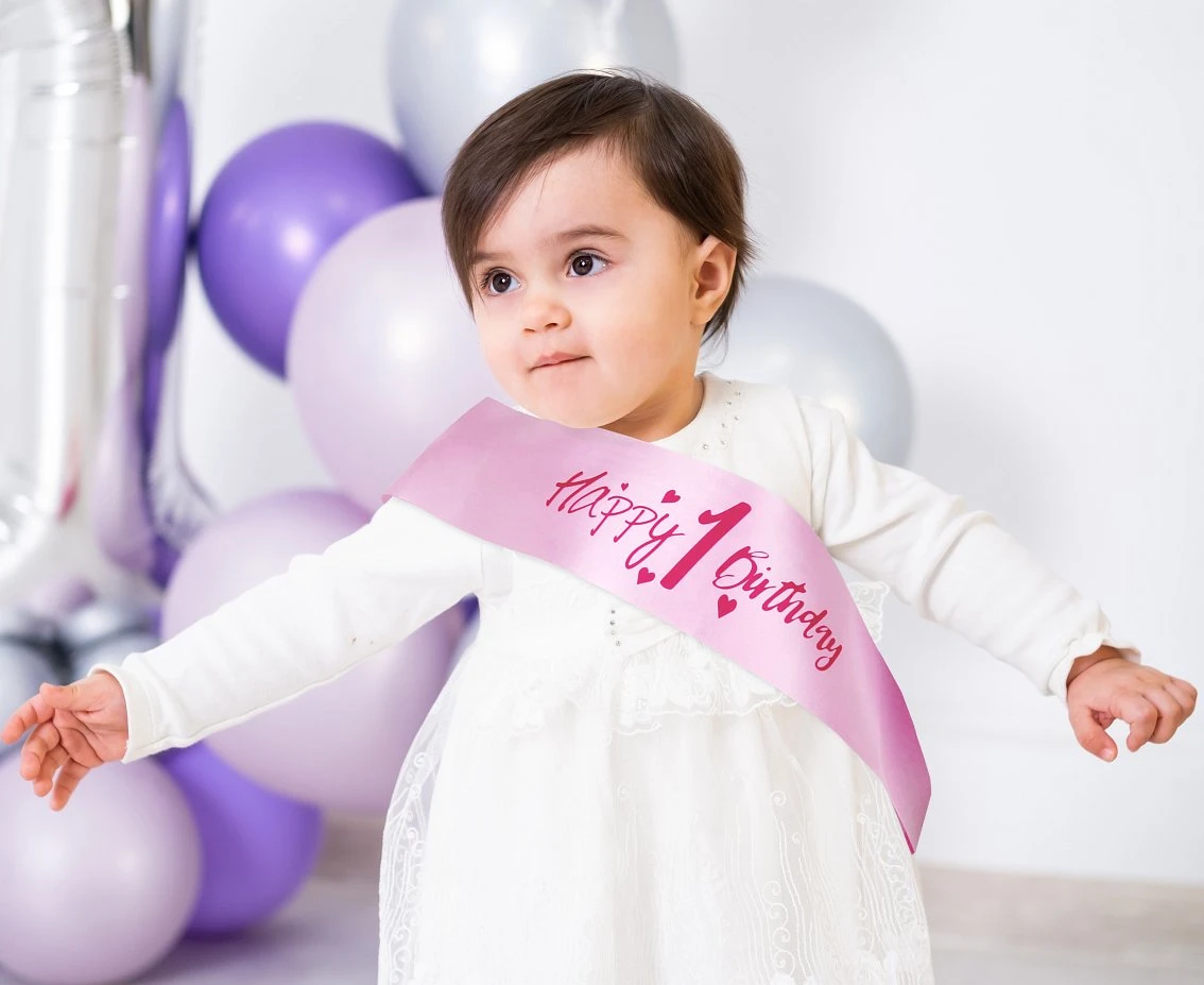 Szarfa Happy 1 Birthday KK