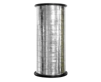 Tasiemka/wstążka metaliczna srebrna, 100y (92 m)