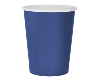 Kubeczki pap. jednokolorowe niebieskie, 250ml/14 szt. KK