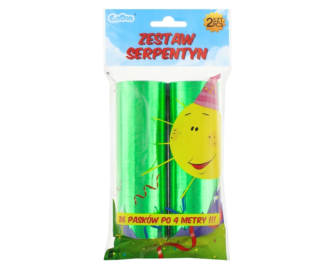 Serpentyny foliowe 2 szt.