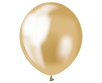 Balony B&C 10", platyna jasnozłote, 5szt.