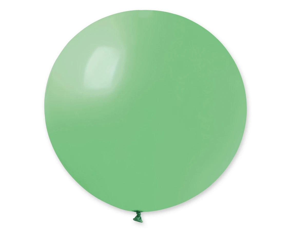 Balony Gemar, pastel kula 0.80m zielona miętowa macaron, 1szt. KK