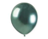 Balony Gemar 5", shiny zielone, 100szt.