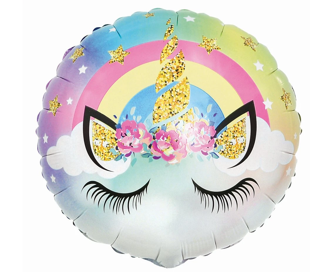 Balon foliowy Pastelowy Jednorożec, 18" AA