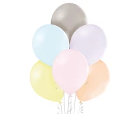 Balony Belbal 12", B105-322, (pastel macaron mix) pastel macaron mix, 100szt.
