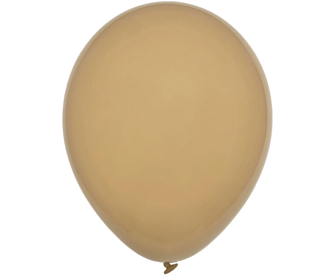 Balony B&C 12", pastel karmelowe, nowy kolor, 10szt.