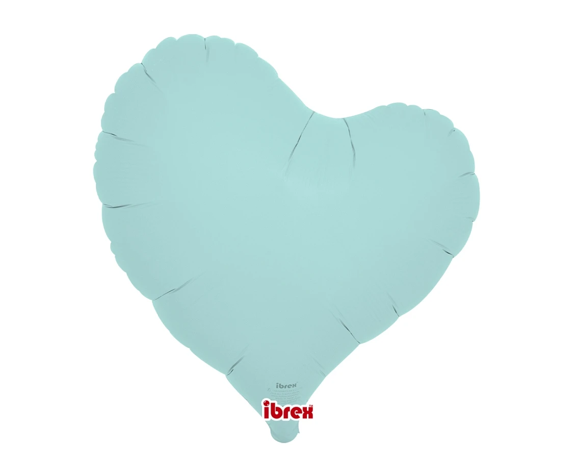 Balon Ibrex Hel, serce Sweet 14", Pastel Blue, 5 szt.