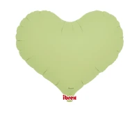 Balon Ibrex Hel, serce Jelly 14", Pastel Green, 5 szt.