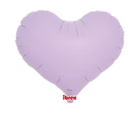 Balon Ibrex Hel, serce Jelly 14", Pastel Lavender, 5 szt.
