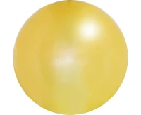 Balon Aqua - kryształowy, złoty, 18" KK