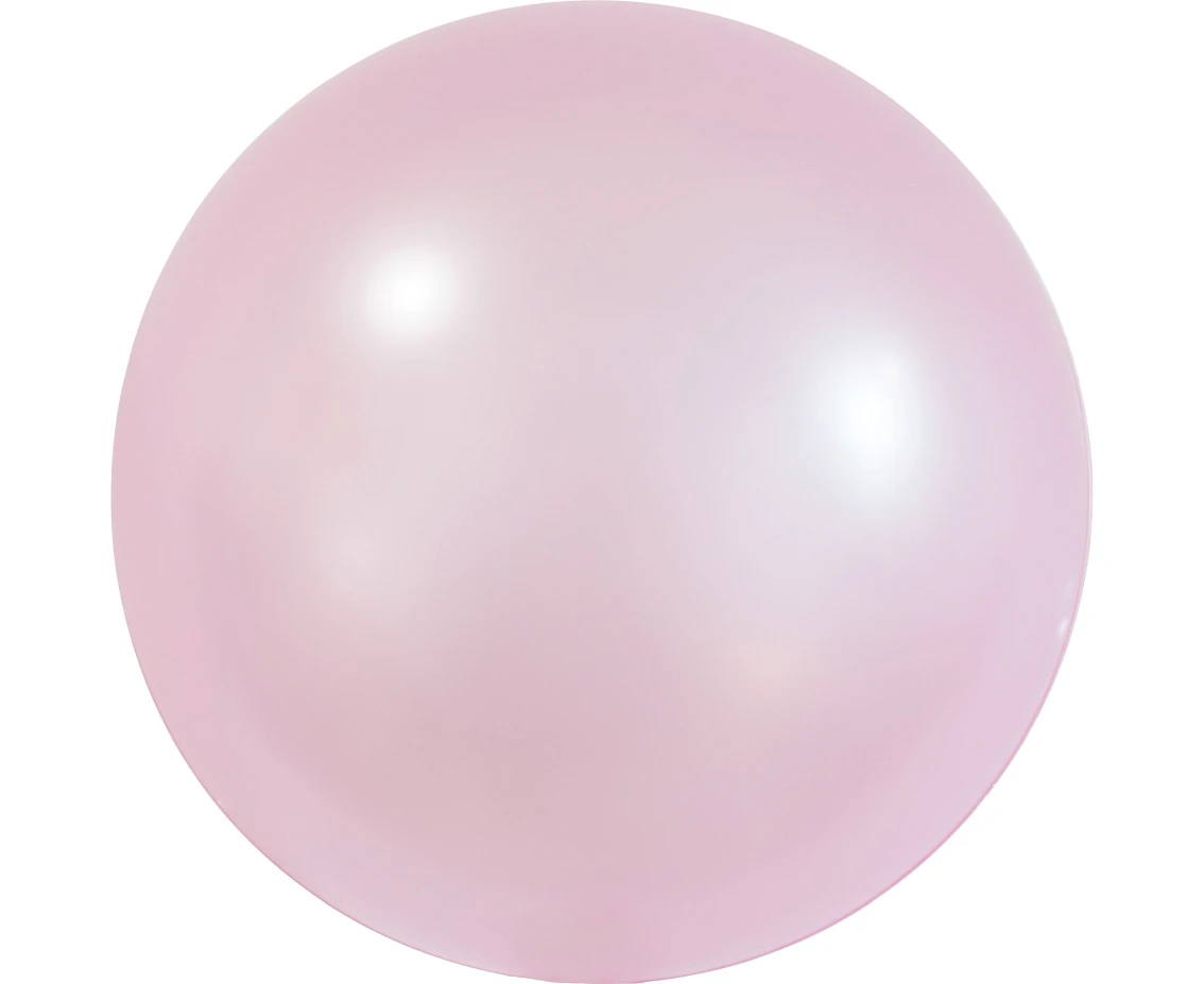 Balon Aqua - kryształowy, różowy, 18" KK