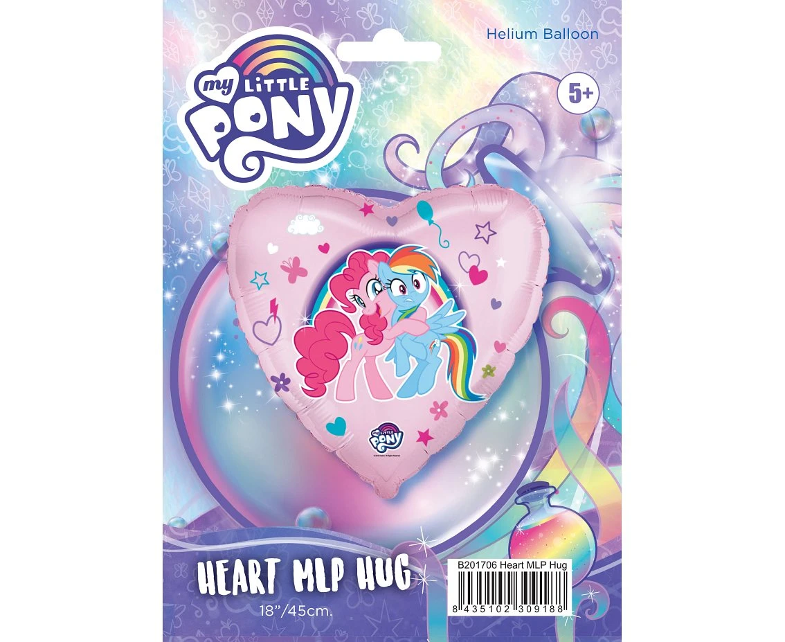 Balon foliowy 18 cali FX - My Little Pony Uścisk, pakowany