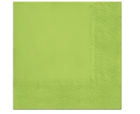 Serwetki gładkie jednokolorowe Anise Green 33x33 cm / 20 szt.