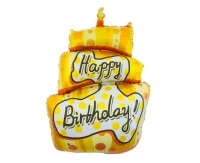 Balon foliowy Tort Happy Birthday, 53x79 cm KK