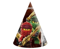 Czapeczki papierowe Lego Ninjago, 6 szt., KK