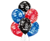 Balony Belbal 12", D11, pirat, 6szt.