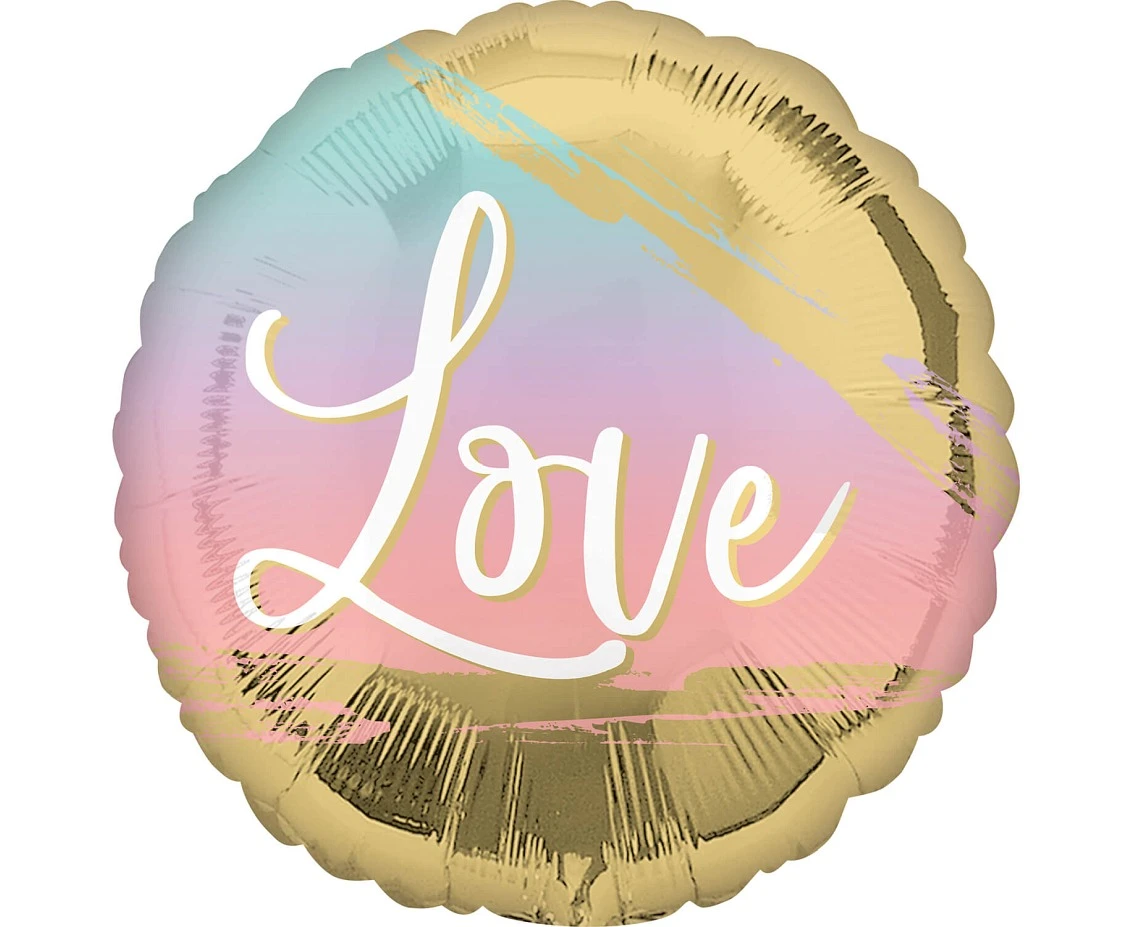 Balon foliowy 18" Sunset Love, zapakowany KK