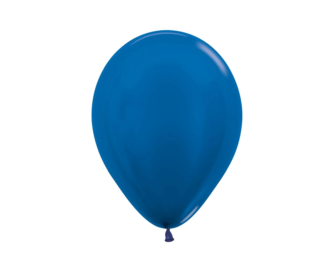 Balony Sempertex 5", (metallic blue) Metallic Niebieskie, 50 szt.