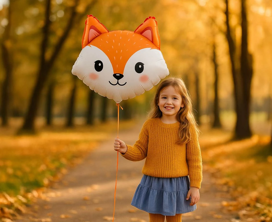 Balon foliowy 24" FX - Lisek, niepakowany