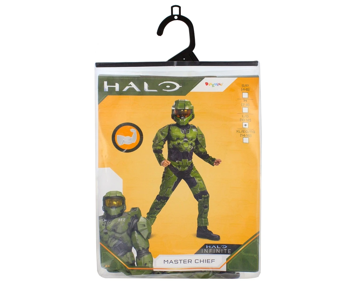 Strój Master Chief Infinite Muscle - Microsoft (licencja), rozm. L (10-12 lat)