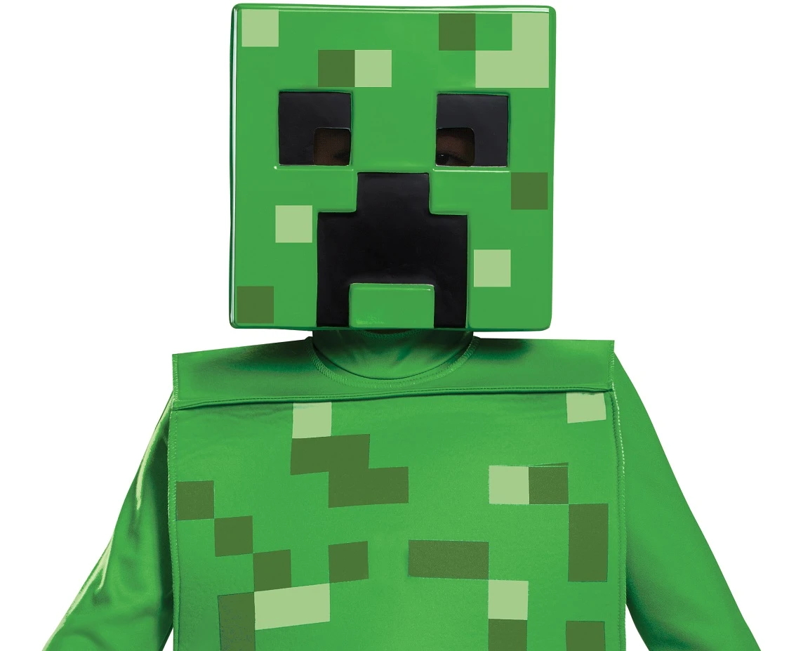 Strój Creeper Classic (kombinezon) - Minecraft (licencja), rozm. S (4-6 lat)